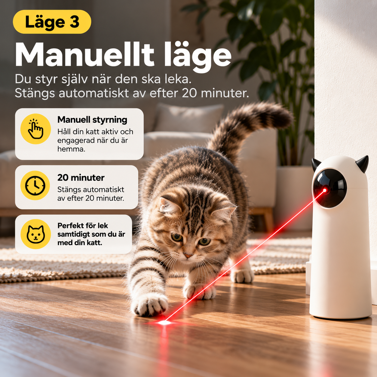 LURVO läge 3 – manuellt läge